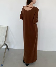 by LEGNA | バックシャン起毛マキシワンピース(ワンピース)