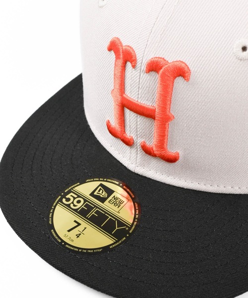 HUF（ハフ）の「【C-HUF2】【HUF×NEW ERA/ハフ×ニューエラ】HUF OG H NEW ERA HAT HT00789（キャップ・メンズ・アイボリー・7 1/8/7 1/4）」の4枚目の写真