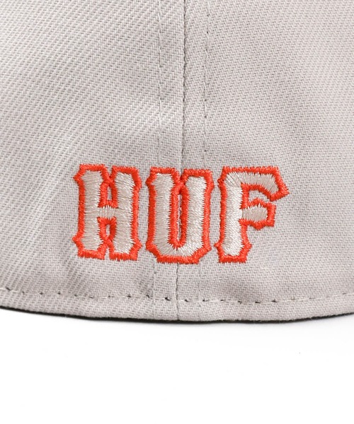 HUF（ハフ）の「【C-HUF2】【HUF×NEW ERA/ハフ×ニューエラ】HUF OG H NEW ERA HAT HT00789（キャップ・メンズ・アイボリー・7 1/8/7 1/4）」の9枚目の写真