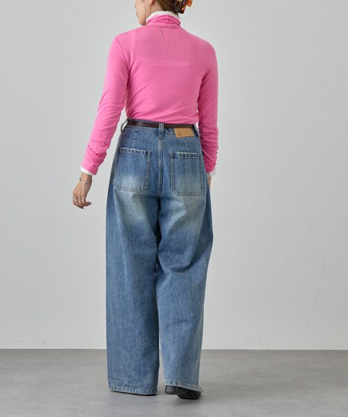 SHENERY(シーナリー)の「シアータートルプルオーバー(Tシャツ/カットソー・レディース・ベージュ/ブルー系その他/ピンク/ブラック/ベージュ系その他/オフホワイト・FREE)」の22枚目の写真