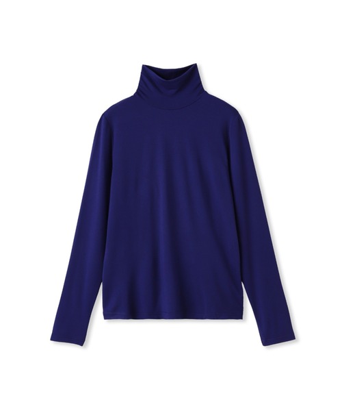 LAUTREAMONT(ロートレアモン)の「【WEB限定】吸湿発熱スムースストレッチタートルカットソー(Tシャツ/カットソー・レディース・ブラウン/ベージュ/ブラック/オフホワイト/ブルー/ライトブルー・9号/11号)」の7枚目の写真