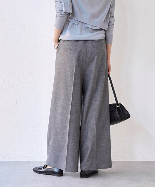 RIVE DROITE（リヴドロワ）の「【MYSELFbyRD（マイセルフバイリヴドロワ）】RELAX SLACKS（スラックス・レディース・ライトグレー/チャコールグレー・38/36）」の14枚目の写真