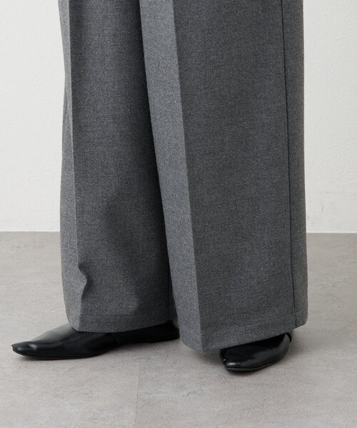 RIVE DROITE（リヴドロワ）の「【MYSELFbyRD（マイセルフバイリヴドロワ）】RELAX SLACKS（スラックス・レディース・ライトグレー/チャコールグレー・38/36）」の12枚目の写真