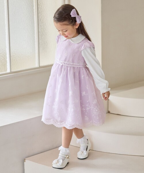 総刺繍 花柄ワンピース（ワンピース）｜ANY（エニィ）のファッション