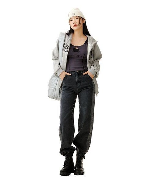 SAPPUN(サプン)の「Hide レースアップ ウォーカー (6cm)(ブーツ・レディース・ブラック・21.5㎝/22cm/22.5cm/23cm/23.5cm/24cm/24.5cm/25cm/25.5cm)」の20枚目の写真