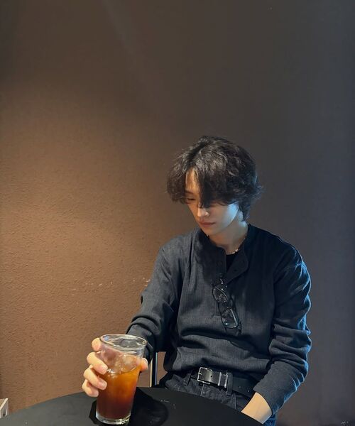 BOWLOW PRODUCT（バウロープロダクト）の「パターンレギュラーヘンリネックニットティー[チャコール]（Tシャツ/カットソー・メンズ・その他・MEDIUM/LARGE/X-LARGE）」の8枚目の写真