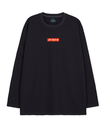 エイピースタジオ オーバーサイズ ロングスリーブTシャツ_チャコール
