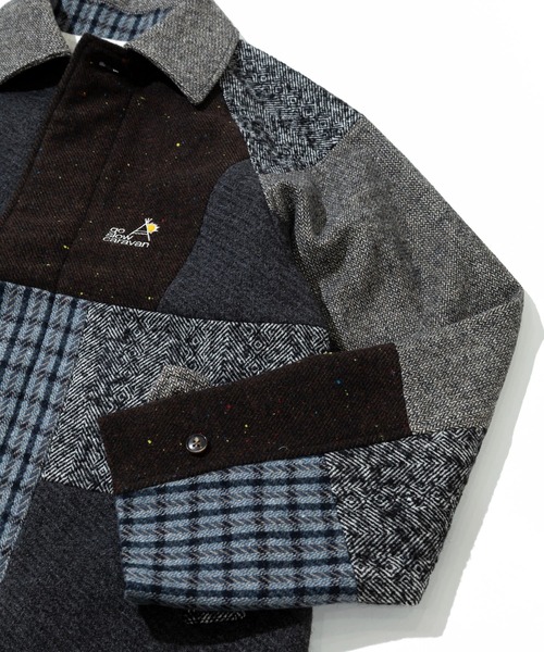go slow caravan（ゴースローキャラバン）の「WOOL LIKE FABRIC バルマカンコート（その他アウター・メンズ・グレー/ブラウン・LARGE/MEDIUM）」の17枚目の写真