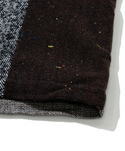 go slow caravan（ゴースローキャラバン）の「WOOL LIKE FABRIC バルマカンコート（その他アウター・メンズ・グレー/ブラウン・LARGE/MEDIUM）」の10枚目の写真