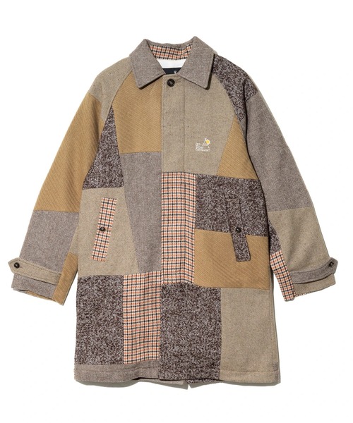 go slow caravan（ゴースローキャラバン）の「WOOL LIKE FABRIC バルマカンコート（その他アウター・メンズ・グレー/ブラウン・LARGE/MEDIUM）」の4枚目の写真
