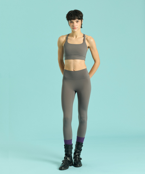 ハイウエストレギンス - チャコール