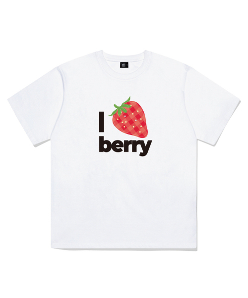 PAGESIISII(ページシシ)の「アイストロベリープリンティング半袖Tシャツホワイト(Tシャツ/カットソー・レディース・その他・SMALL/MEDIUM/LARGE)」の1枚目の写真
