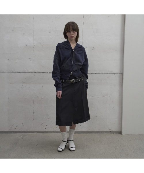 LCDC TM(エルシーディーシーティーエム)の「TAILORED ZIP FRONT SKIRT (BLACK)(スカート・レディース・ブラック・SMALL/MEDIUM)」の5枚目の写真