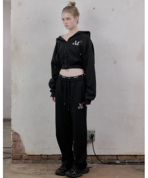 A'GEM/9 × .kom 『MUCENT/ムセント』 LOVRITS MINI HEART LOGO HOOD