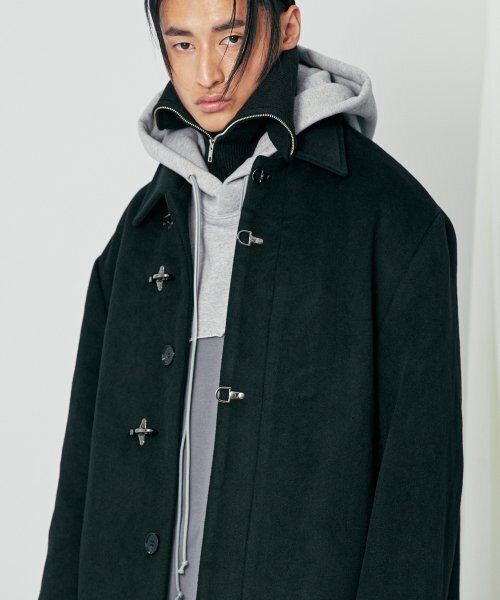 S SY(エスエスワイ)の「デックフック シングル マックコート ブラック(チェスターコート・メンズ・その他・LARGE/MEDIUM)」の8枚目の写真