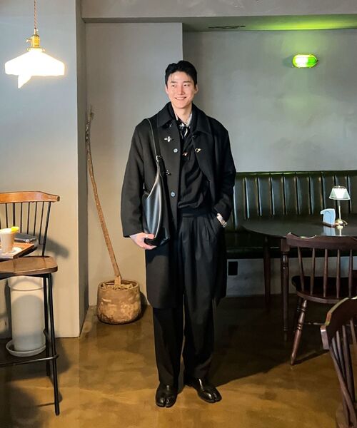S SY(エスエスワイ)の「デックフック シングル マックコート ブラック(チェスターコート・メンズ・その他・LARGE/MEDIUM)」の14枚目の写真