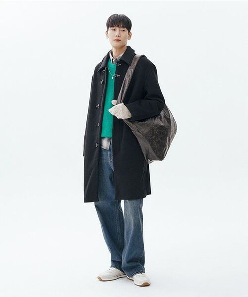 S SY(エスエスワイ)の「デックフック シングル マックコート ブラック(チェスターコート・メンズ・その他・LARGE/MEDIUM)」の15枚目の写真