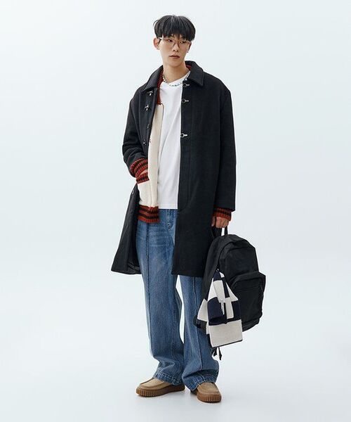 S SY(エスエスワイ)の「デックフック シングル マックコート ブラック(チェスターコート・メンズ・その他・LARGE/MEDIUM)」の16枚目の写真