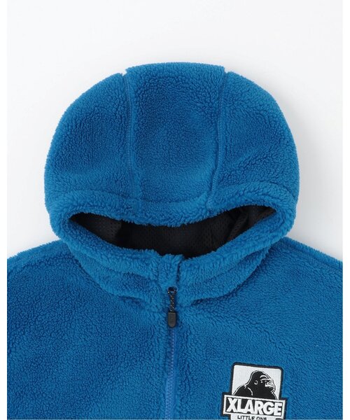 XLARGE KIDS（エクストララージキッズ）の「OGボアブルゾン（ブルゾン・キッズ・グレー/ブルー/ブラック・120cm/90cm/100cm/140cm/130cm/110cm）」の5枚目の写真