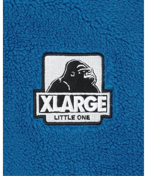 XLARGE KIDS（エクストララージキッズ）の「OGボアブルゾン（ブルゾン・キッズ・グレー/ブルー/ブラック・120cm/90cm/100cm/140cm/130cm/110cm）」の6枚目の写真