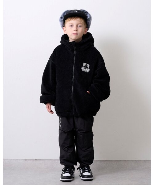 XLARGE KIDS（エクストララージキッズ）の「OGボアブルゾン（ブルゾン・キッズ・グレー/ブルー/ブラック・120cm/90cm/100cm/140cm/130cm/110cm）」の21枚目の写真