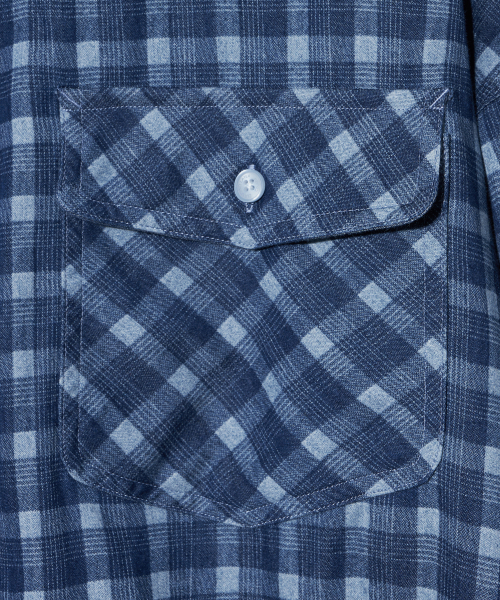 Diamond Layla（ダイアモンドレイラ）の「Washed Denim Laser Check Shirt S163（シャツ/ブラウス・レディース・その他・MEDIUM/LARGE/X-LARGE）」の6枚目の写真