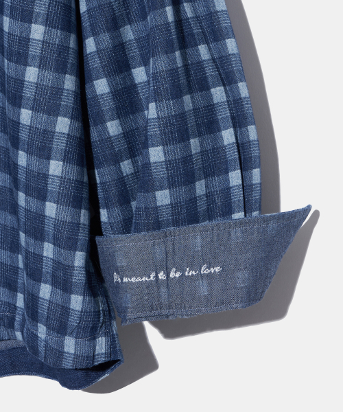Diamond Layla（ダイアモンドレイラ）の「Washed Denim Laser Check Shirt S163（シャツ/ブラウス・レディース・その他・MEDIUM/LARGE/X-LARGE）」の7枚目の写真