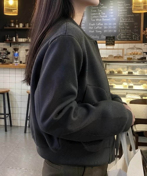 cammie（キャミー）の「スタジャン（スタジャン・レディース・ベージュ/ダークグレー・M/L）」の4枚目の写真