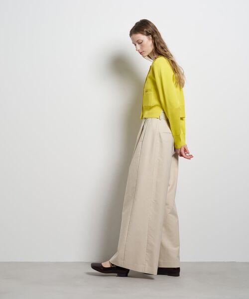 LANVIN en Bleu(ランバンオンブルー)の「ダブルフェイスショートカーディガン(カーディガン/ボレロ・レディース・グリーン/イエロー/ブラック/オフホワイト・38)」の13枚目の写真