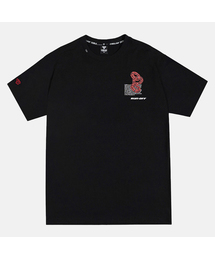 イリプスアートワークコットンTシャツブラック