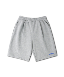 DOLPHIN WAVE APPAREL（ドルフィンウェーブアパレル）の「ドルフィンシリコンアーチロゴワンタックショートパンツメランジェグレー（その他パンツ）」