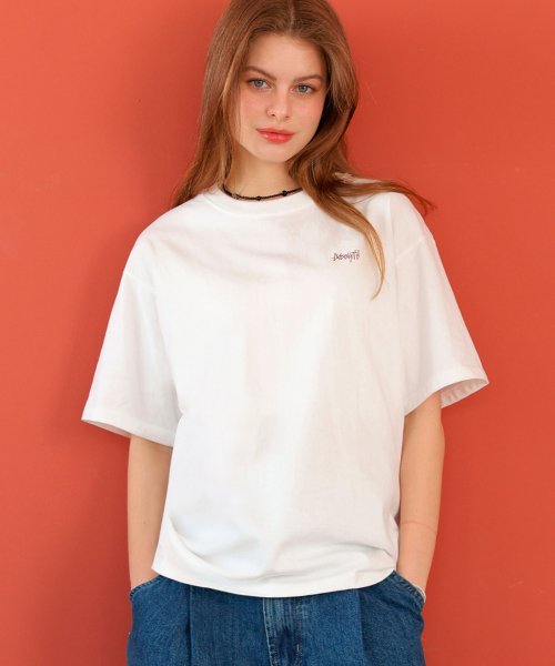 YOSEMITE（ヨセミティ）の「OGエッセンシャル 半袖Tシャツ アイボリー YT-303（Tシャツ/カットソー・レディース・アイボリー・LARGE/X-LARGE/XX-LARGE）」の2枚目の写真