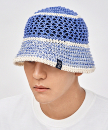 BLACK MAMBA（ブラックマンバ）の「Hexa Cotton Bucket Hat (Blue)（ハット）」