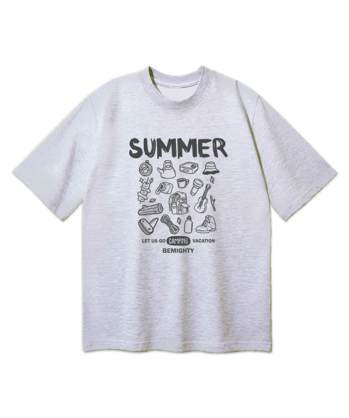 BEMIGHTY（ビーマイティー）の「サマーキャンプオーバーサイズ半袖Tシャツ[ブラック]（Tシャツ/カットソー・メンズ・その他・LARGE/X-LARGE/XX-LARGE）」の6枚目の写真