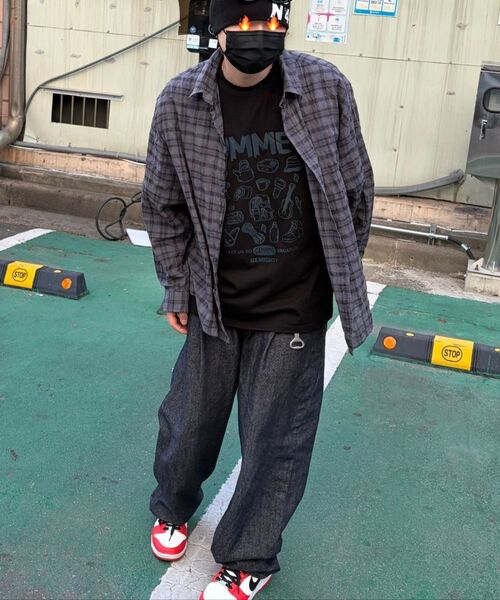 BEMIGHTY（ビーマイティー）の「サマーキャンプオーバーサイズ半袖Tシャツ[ブラック]（Tシャツ/カットソー・メンズ・その他・LARGE/X-LARGE/XX-LARGE）」の2枚目の写真