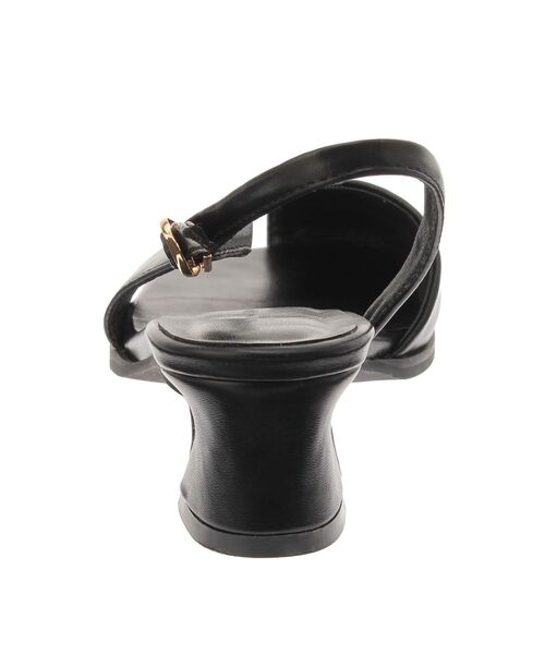 LAGUNAMOON（ラグナムーン）の「アシメオープントゥサンダル（サンダル・レディース・ブラウン/ブラック・MEDIUM/SMALL）」の12枚目の写真