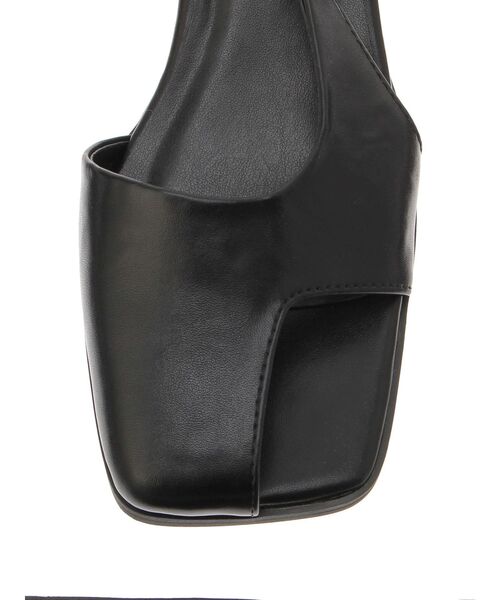 LAGUNAMOON(ラグナムーン)の「アシメオープントゥサンダル(サンダル・レディース・ブラウン/ブラック・MEDIUM/SMALL)」の22枚目の写真