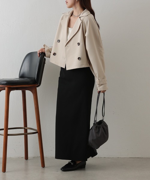 COLONY 2139（コロニートゥーワンスリーナイン）の「ショートトレンチコート（トレンチコート・レディース・ネイビー/ベージュ/ライトベージュ・FREE）」の17枚目の写真