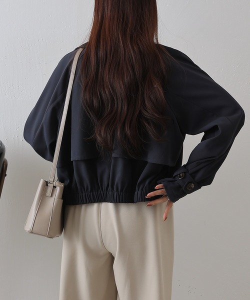 COLONY 2139（コロニートゥーワンスリーナイン）の「ショートトレンチコート（トレンチコート・レディース・ネイビー/ベージュ/ライトベージュ・FREE）」の22枚目の写真