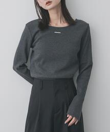 SENSE OF PLACE by URBAN RESEARCH | 【累計販売点数3000点突破】プレートツキバレエネックトップ/オフィスカジュアル/通勤/ベーシック/リブ/春カラー(Tシャツ/カットソー)