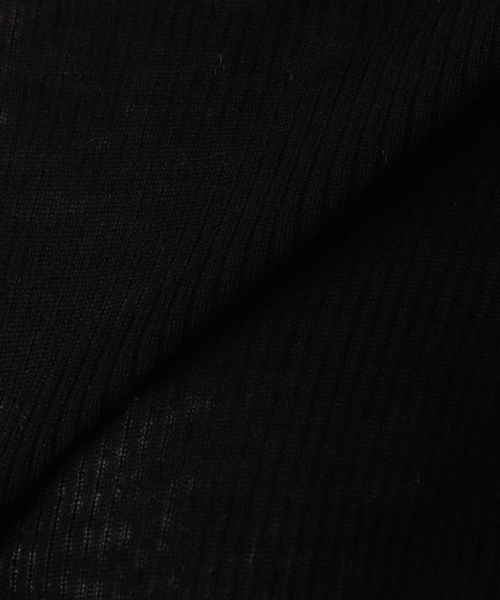 AP STUDIO（エーピーストゥディオ）の「ウールシルクタートルネックニット（ニット/セーター・レディース・ブラック/チョコ・FREE）」の12枚目の写真