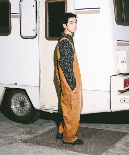 niko and JEANS] WIDE DENIM OVERALLS（サロペット/オーバーオール