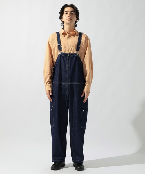 niko and JEANS] WIDE DENIM OVERALLS（サロペット/オーバーオール