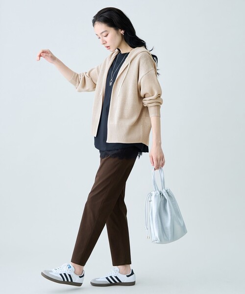 ANY(エニィ)の「7daysデイリースリムパンツ(その他パンツ・レディース・カーキ系/ベージュ系/ブラック系/ライトイエロー系/アイボリー系/ダルブルー系/ダークブラウン系/ネイビー系/ライトグレー系1・LARGE/MEDIUM/SMALL/X-SMALL)」の13枚目の写真