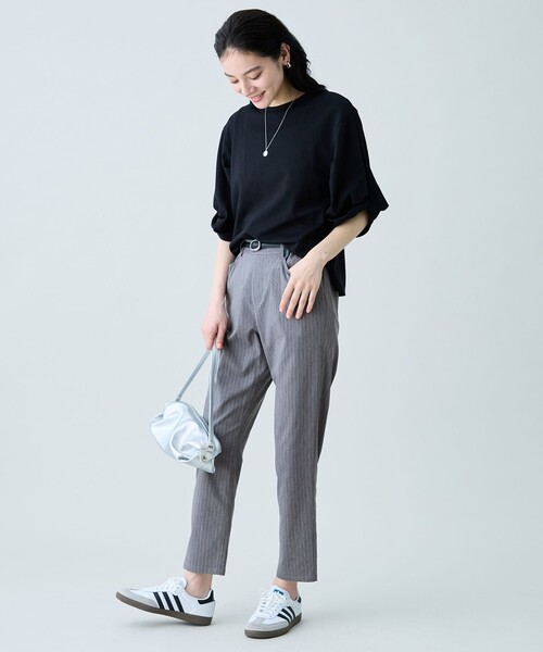 ANY(エニィ)の「7daysデイリースリムパンツ(その他パンツ・レディース・カーキ系/ベージュ系/ブラック系/ライトイエロー系/アイボリー系/ダルブルー系/ダークブラウン系/ネイビー系/ライトグレー系1・LARGE/MEDIUM/SMALL/X-SMALL)」の15枚目の写真