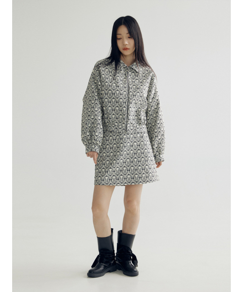BOMNAL BOUTIQUE（ボムナルブティック）の「ジャカードスカート _ ブラック（スカート・レディース・その他・SMALL/MEDIUM）」の2枚目の写真