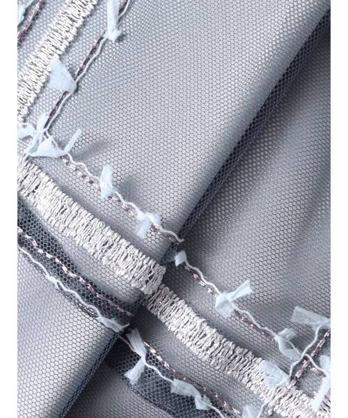 MERCURYDUO（マーキュリーデュオ）の「アシメヘムラッフルフレアスカート（スカート・レディース・ネイビー/オフホワイト・SMALL/MEDIUM）」の17枚目の写真