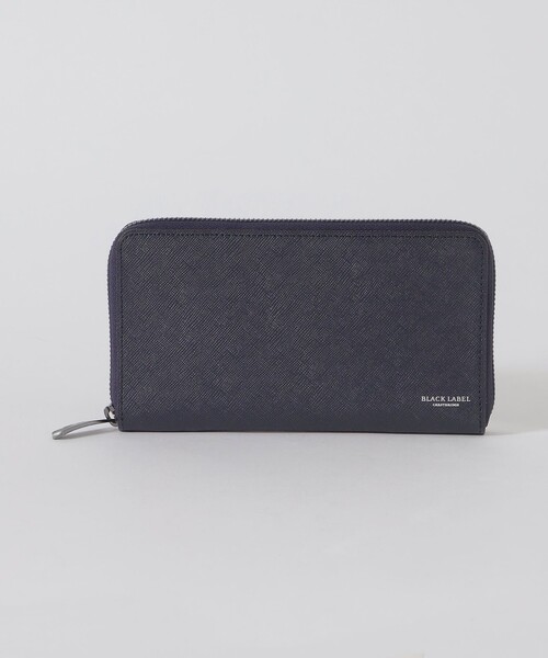 BLACK LABEL CRESTBRIDGE(ブラックレーベル・クレストブリッジ)の「バイカラークレストブリッジチェックラウンドジップウォレット(財布・メンズ・ネイビー/ブラック・FREE)」の2枚目の写真