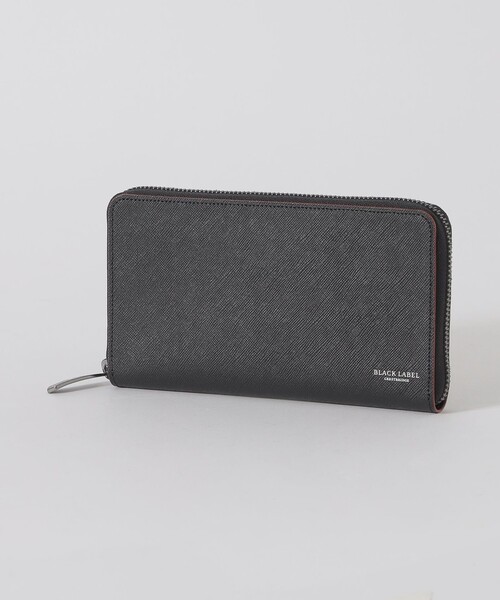 BLACK LABEL CRESTBRIDGE(ブラックレーベル・クレストブリッジ)の「バイカラークレストブリッジチェックラウンドジップウォレット(財布・メンズ・ネイビー/ブラック・FREE)」の4枚目の写真