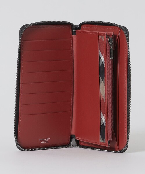 BLACK LABEL CRESTBRIDGE(ブラックレーベル・クレストブリッジ)の「バイカラークレストブリッジチェックラウンドジップウォレット(財布・メンズ・ネイビー/ブラック・FREE)」の6枚目の写真